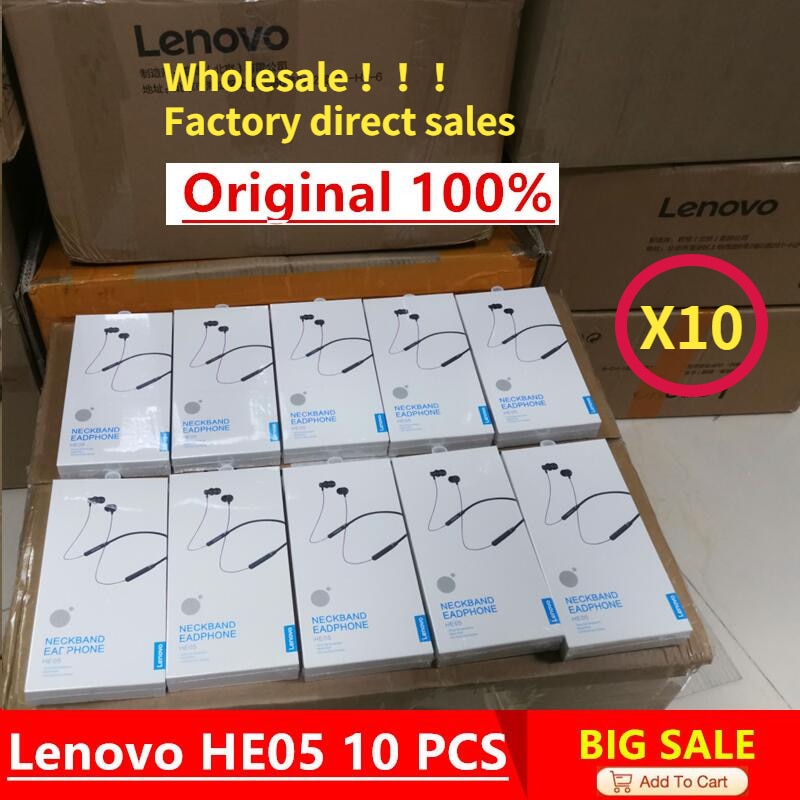 10 Pcs/lot Lenovo Bluetooth Earphones