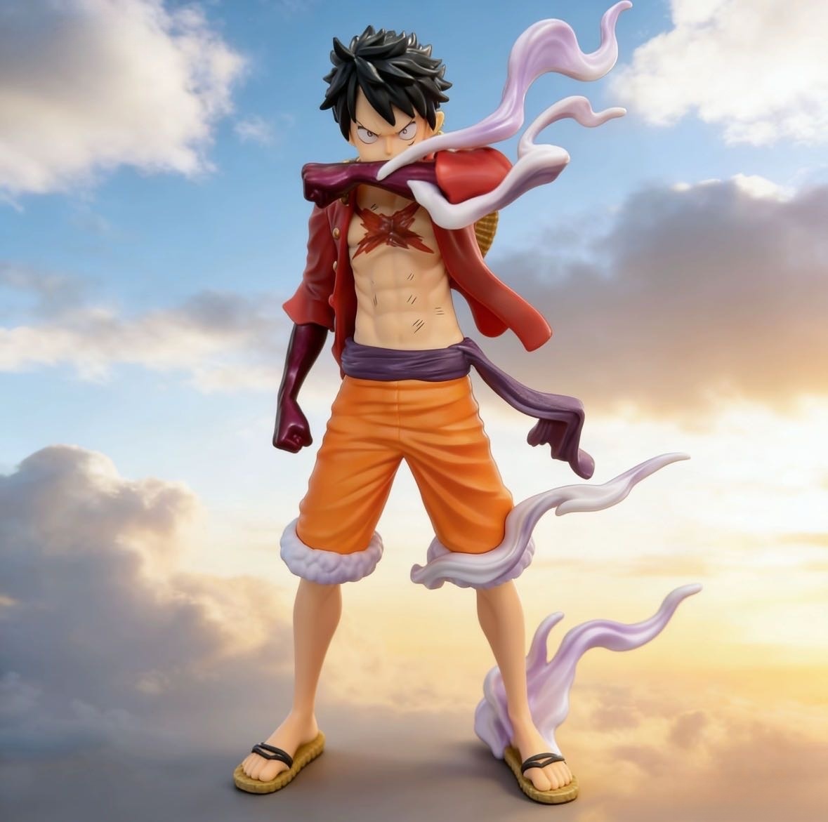 Luffy en acción: un vistazo a esta figura de colección