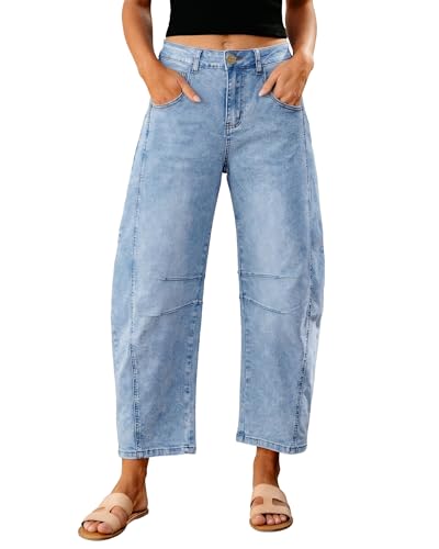GRAPENT Wide Leg Jeans Woman