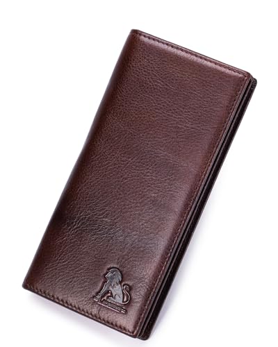STEELLION Unisex Vintage Leather Long