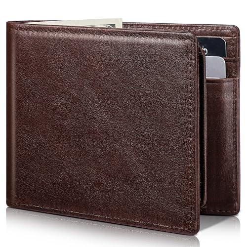 Artpaxy Mens Wallet Bifold Genuine