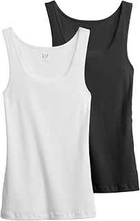 Camiseta sin mangas acanalada para