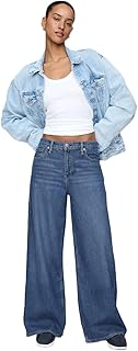 Jeans holgados de tiro medio
