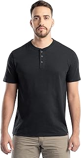 Camiseta Henley de manga corta