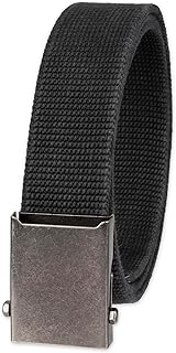 Men's Military Plaque Buckle Fabric