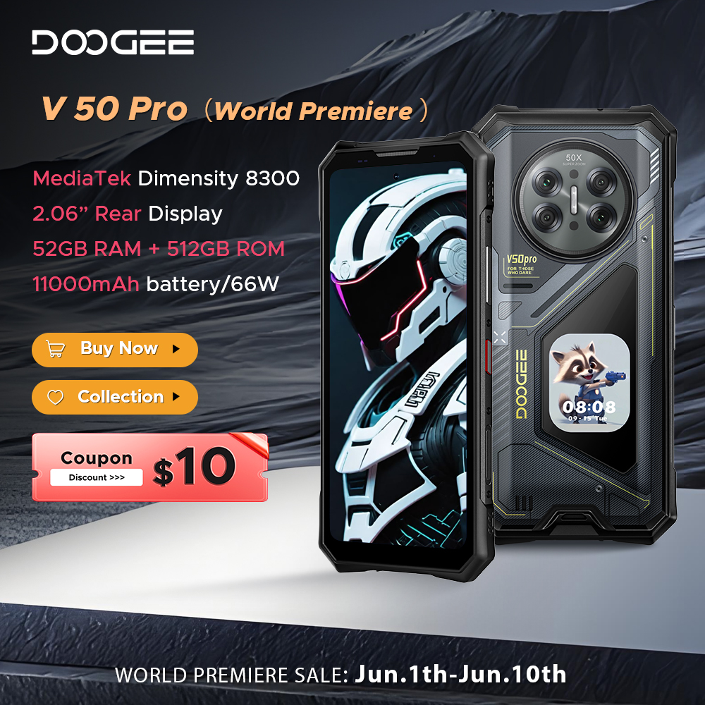World Premiere DOOGEE V50 Pro
