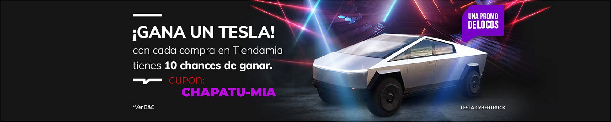 Gana un TESLA con TIENDA-MIA