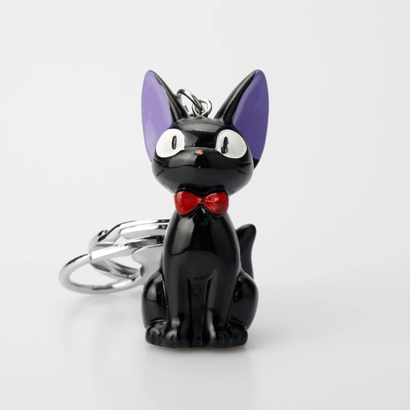Black Cat JIJI keychain Anime