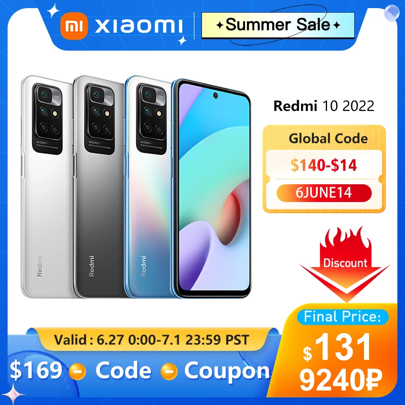 Global Version Xiaomi Redmi 10