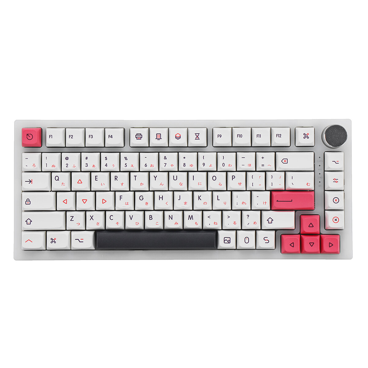126 Keys WhiteandPink PBT Keycap
