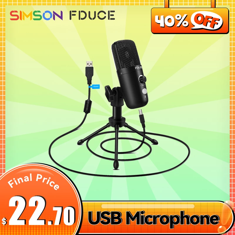 USB Microphone Condenser Mic 192Khz/24Bit