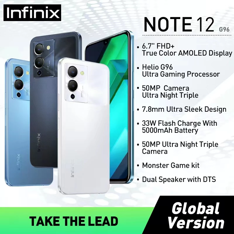 Global Version infinix NOTE 12