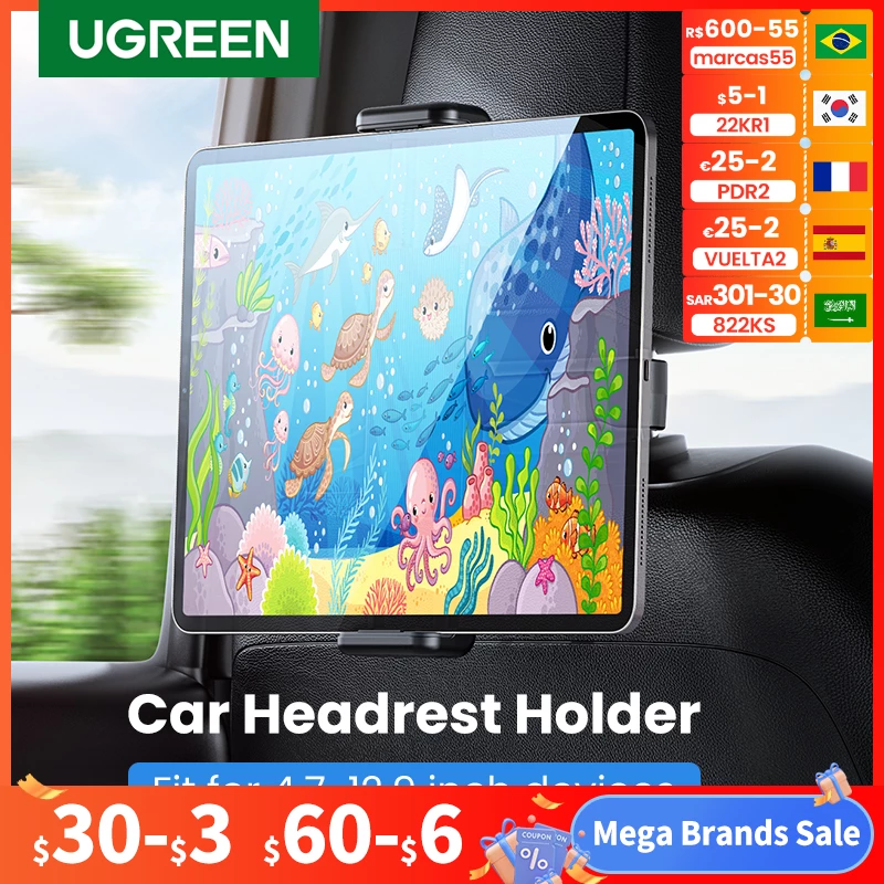 UGREEN Car Headrest Tablet Phone