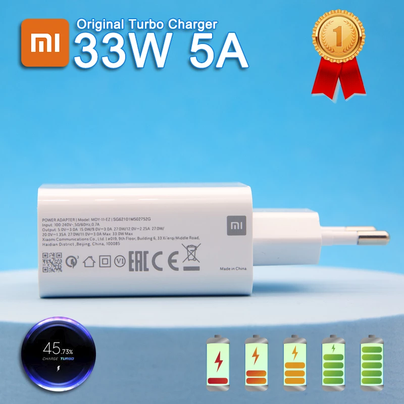 Original 33W Xiaomi Charger USB