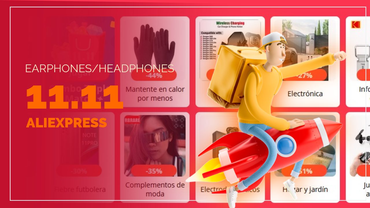 Cupones en Auriculares | 11.11 en Aliexpress