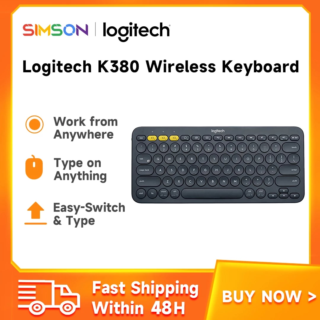 Logitech K380 Multi-Device Bluetooth Wireless