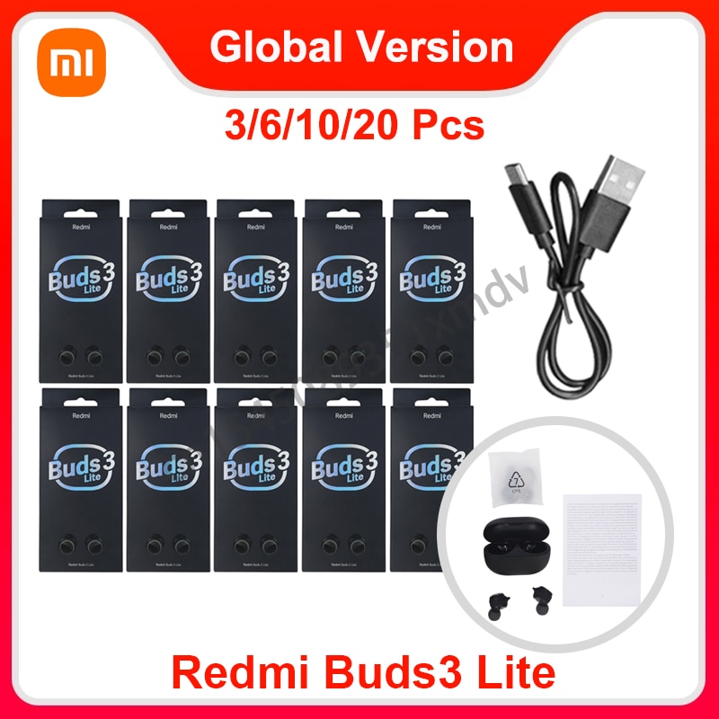 3/6/10/20 Pcs Cable Xiaomi Redmi