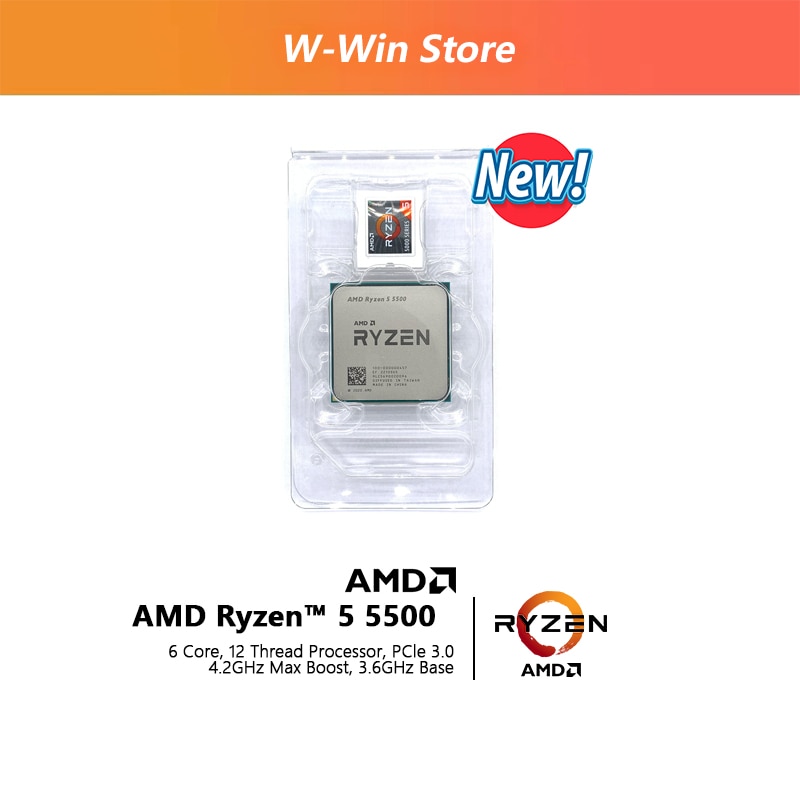 New AMD Ryzen 5 5500