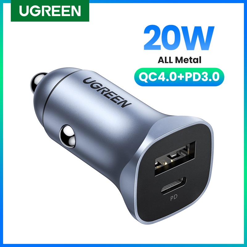 UGREEN Car Charger PD 20W