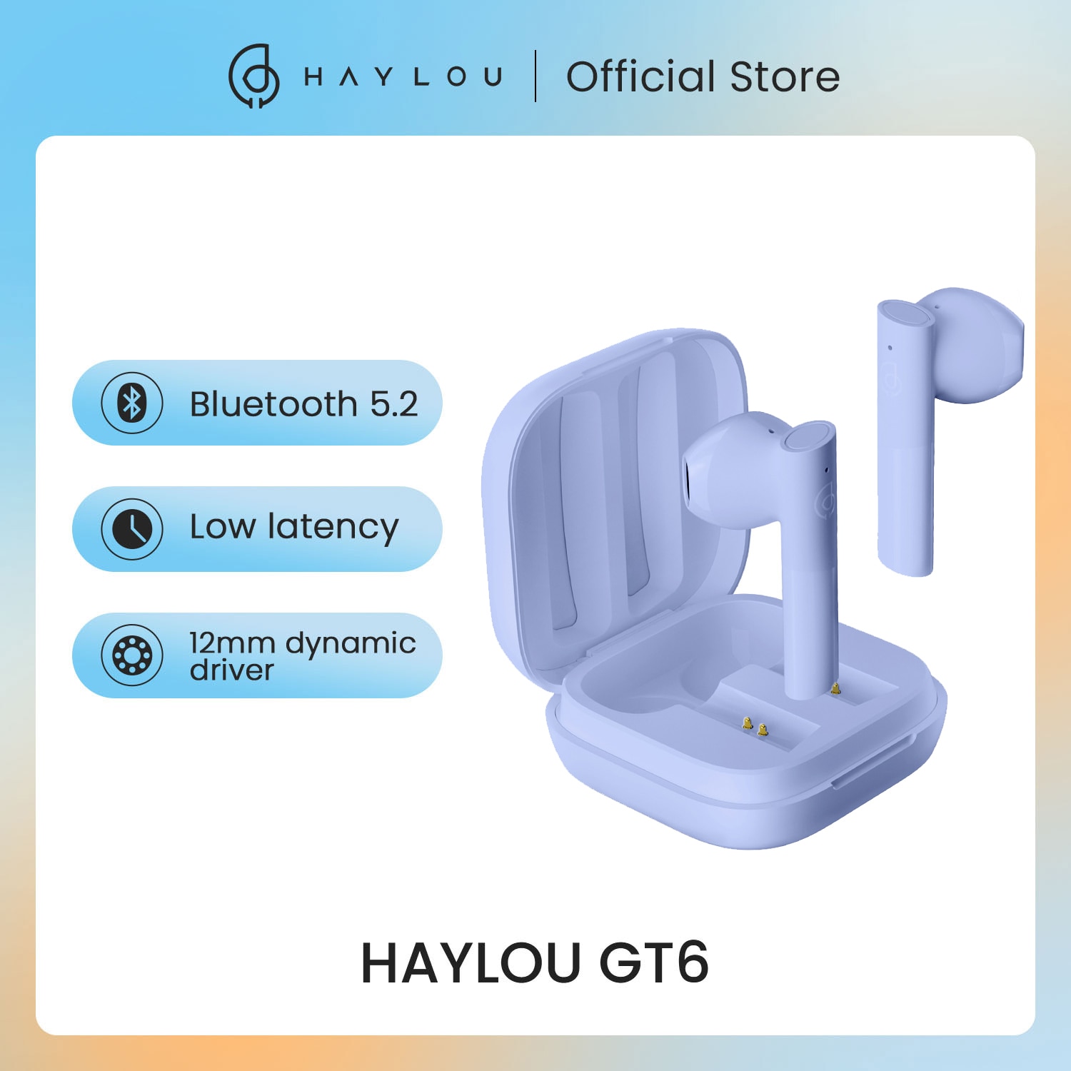 HAYLOU GT6 Bluetooth Earphones V5.2