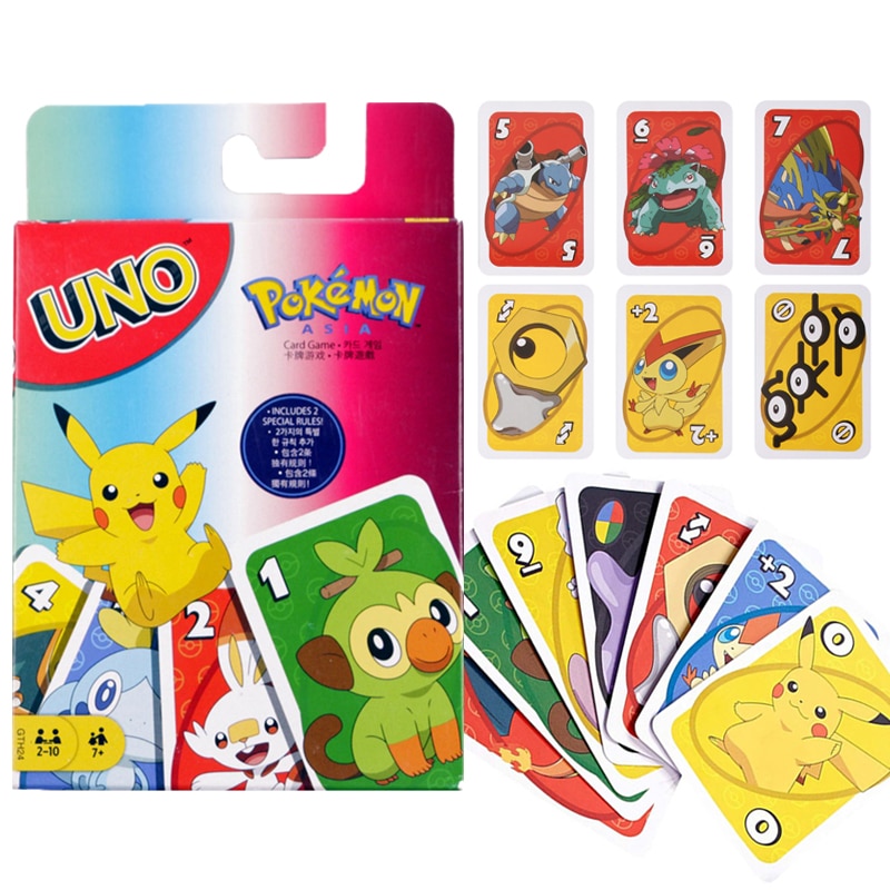 UNO FLIP! Pokemon Board Game
