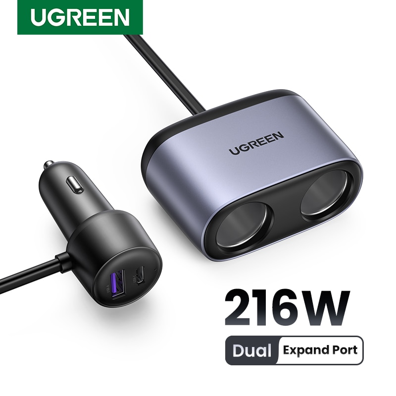 ?NEW?UGREEN 216W Car Charger QC