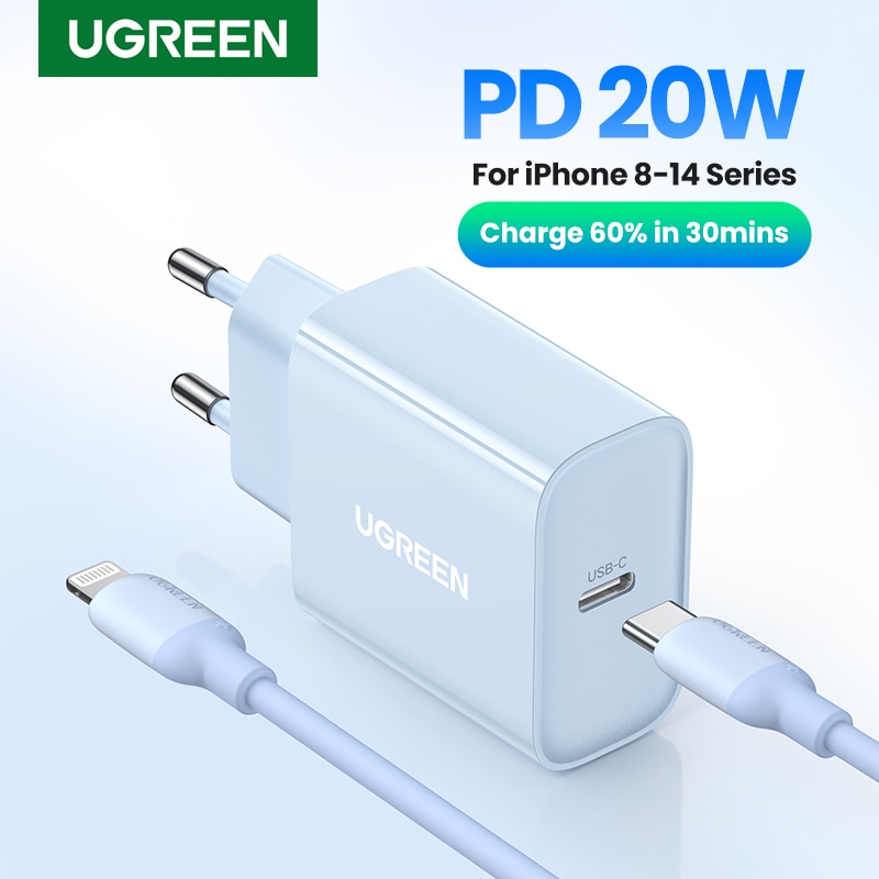 UGREEN Blue 20W PD Charger