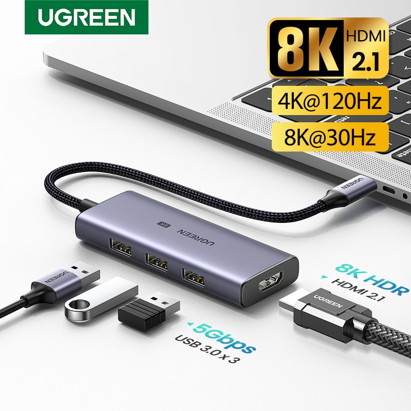 UGREEN USB C HUB 8K30Hz