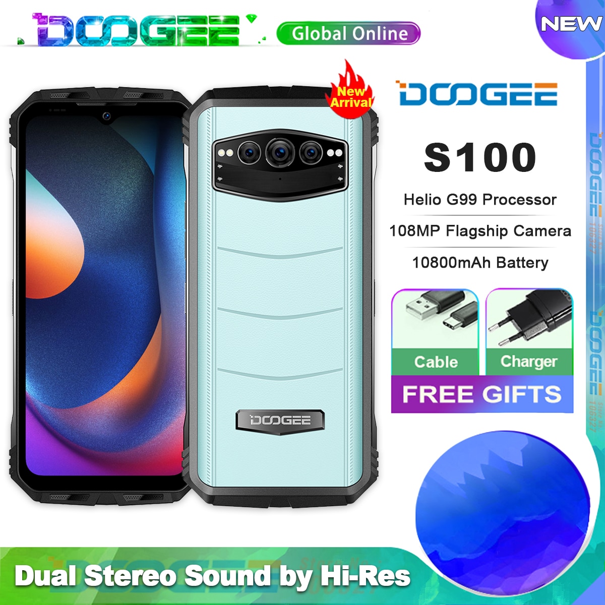 Doogee S100 Rugged Phone Helio