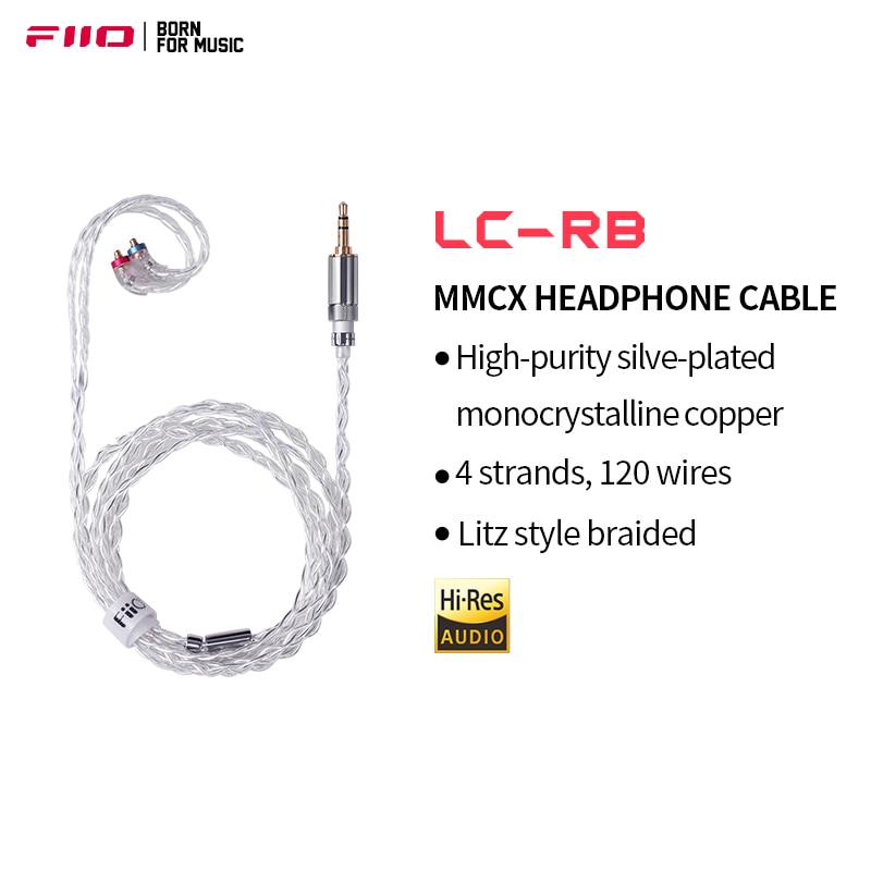 FiiO LC-RB High-purity silver-plated copper