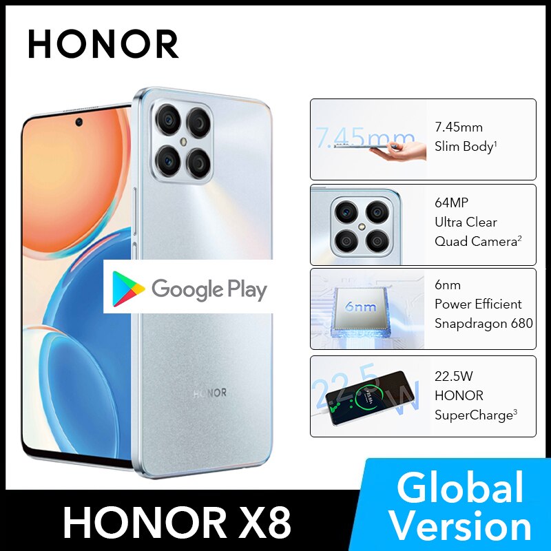 HONOR X8 Global Version Smartphone
