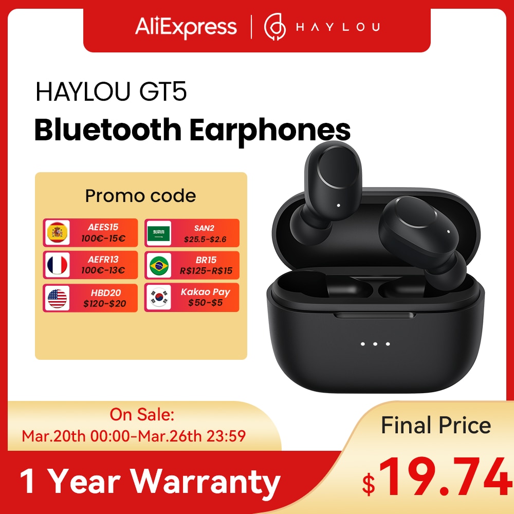 Haylou GT5 Touch Control Wireless