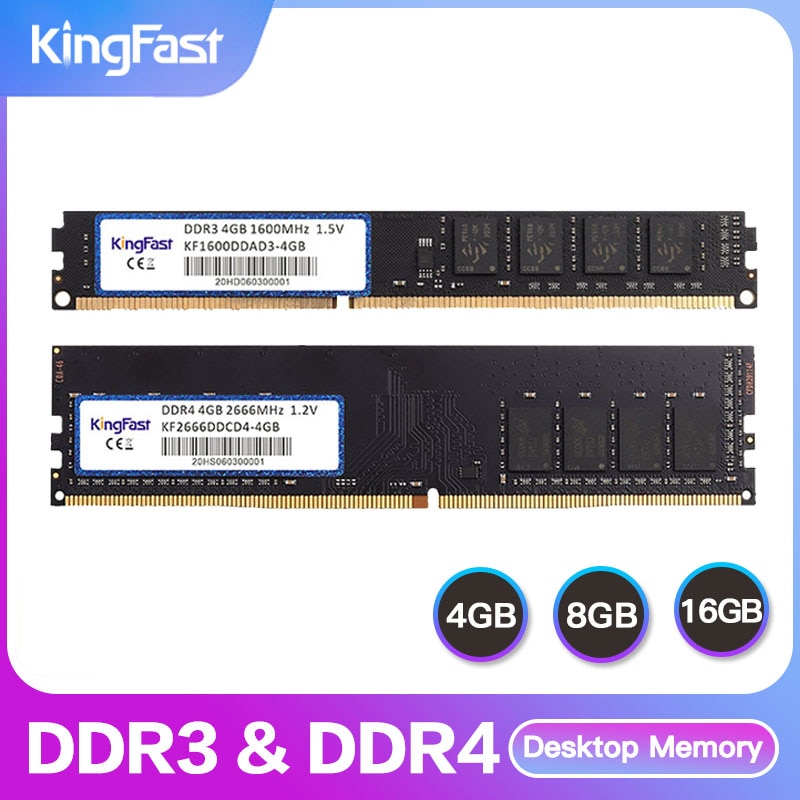 KingFast DDR3 DDR4 4GB 8GB