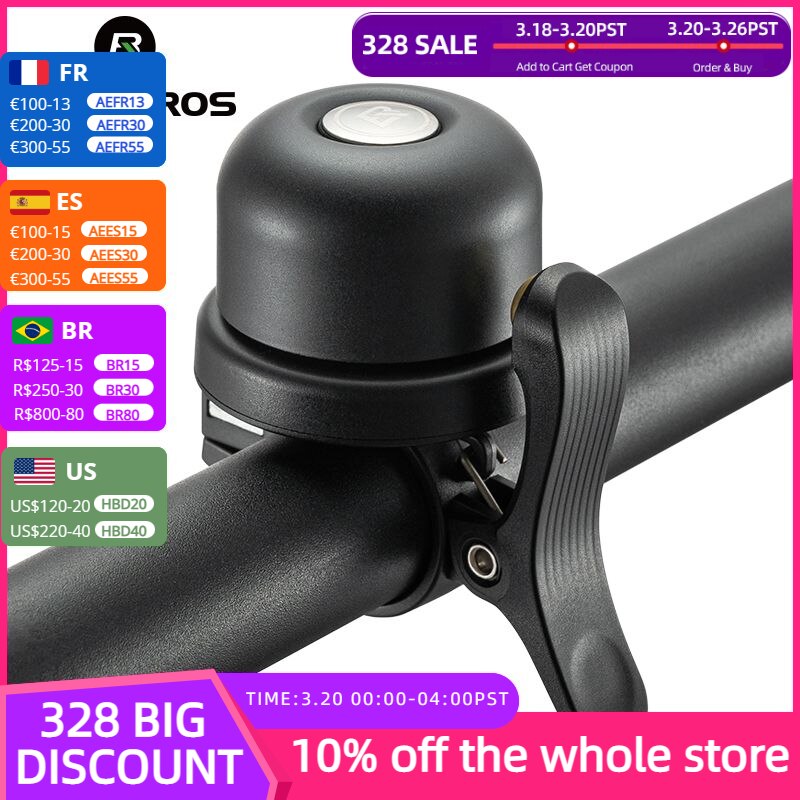 ROCKBROS Bicycle Bell Classical Stainless