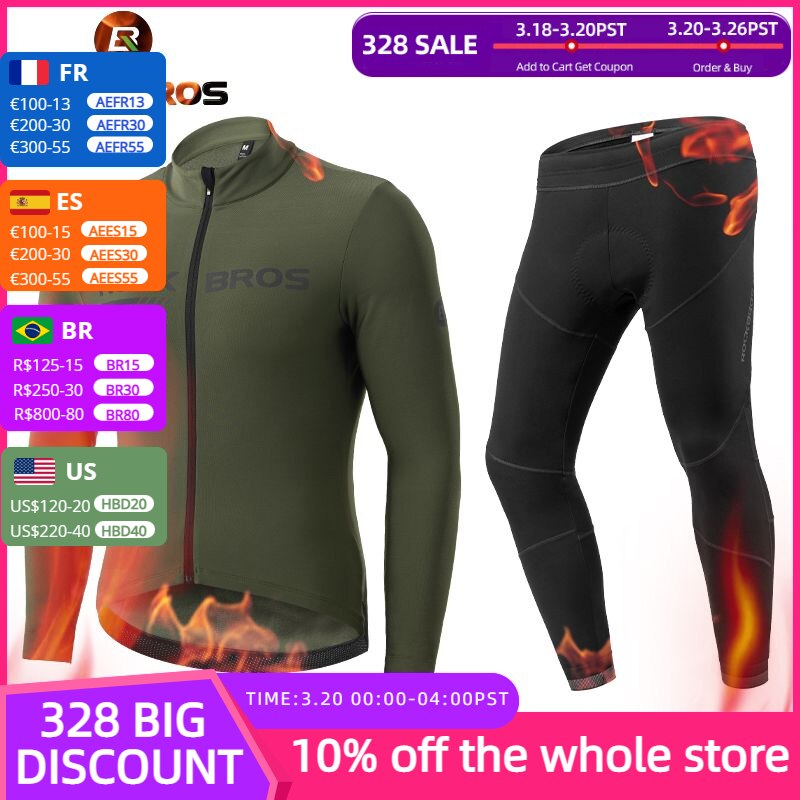 ROCKBROS Cycling Jersey Winter Thermal