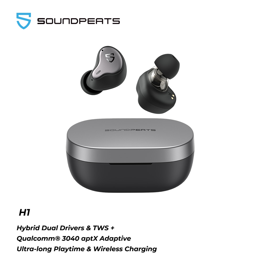 SOUNDPEATS H1 Hybrid Dual-Driver TWS