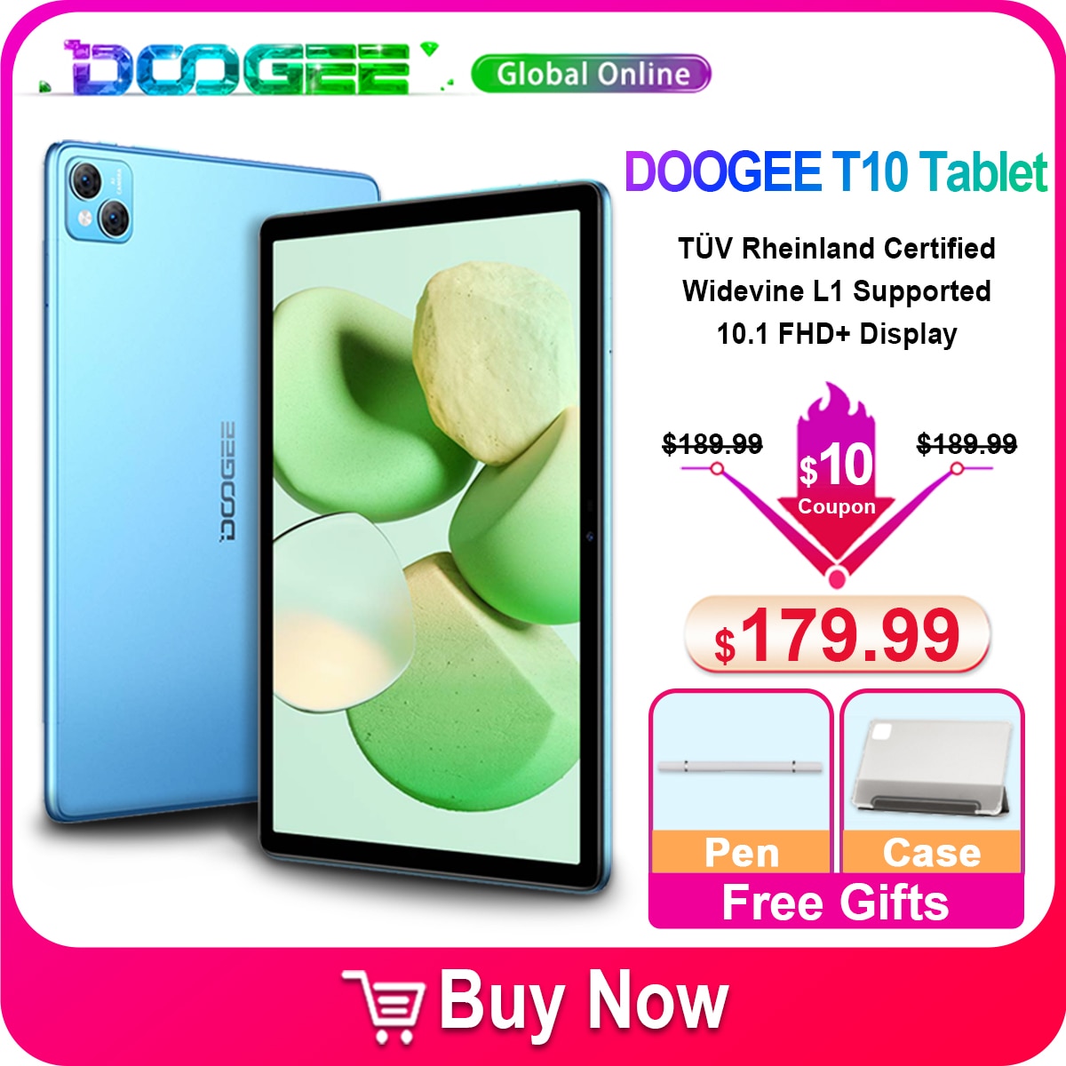 DOOGEE T10 Tablet PC Android