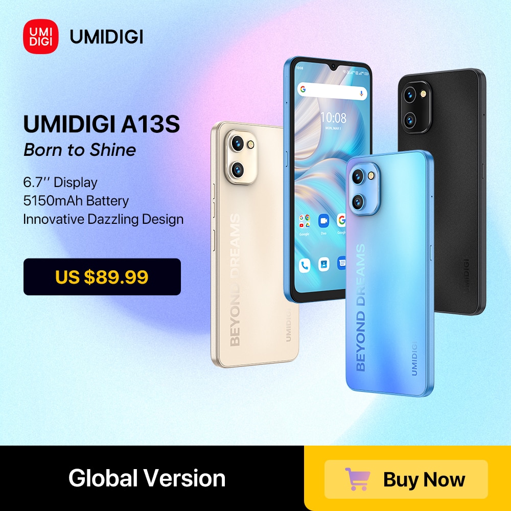 UMIDIGI A13S Android Smartphone 6.7"
