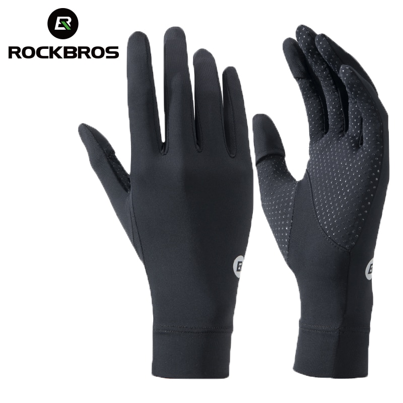 ROCKBROS Fishing Gloves Sunscreen Anti