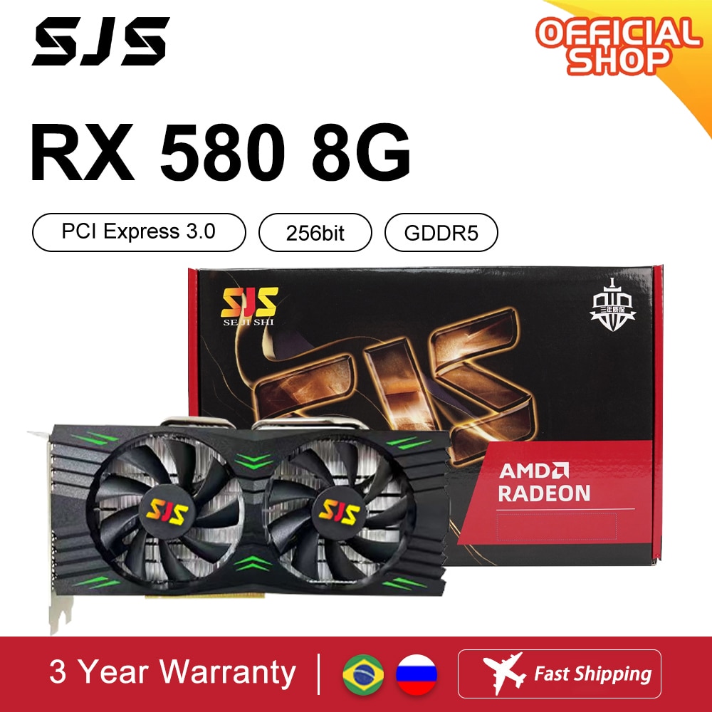 SJS Video Card RX 580