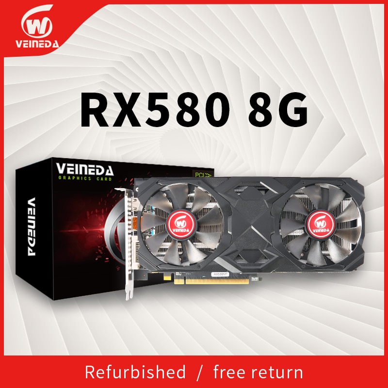 VEINEDA Video Card RX580 8GB