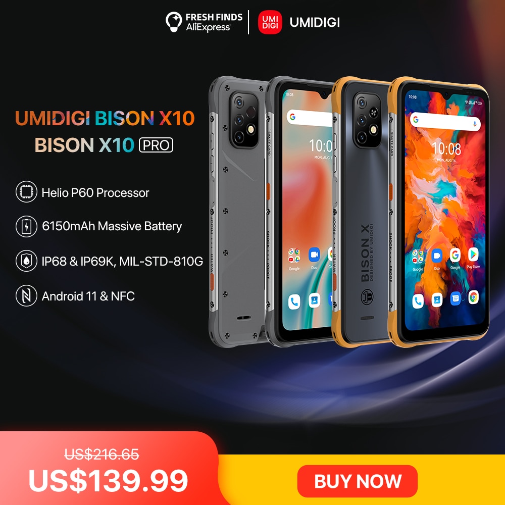 In Stock UMIDIGI BISON X10