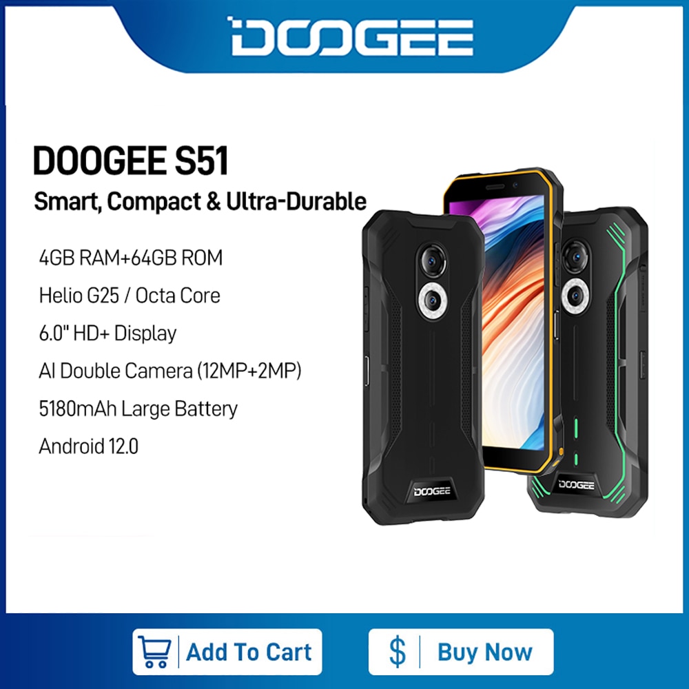 DOOGEE S51 6.0" HD Display