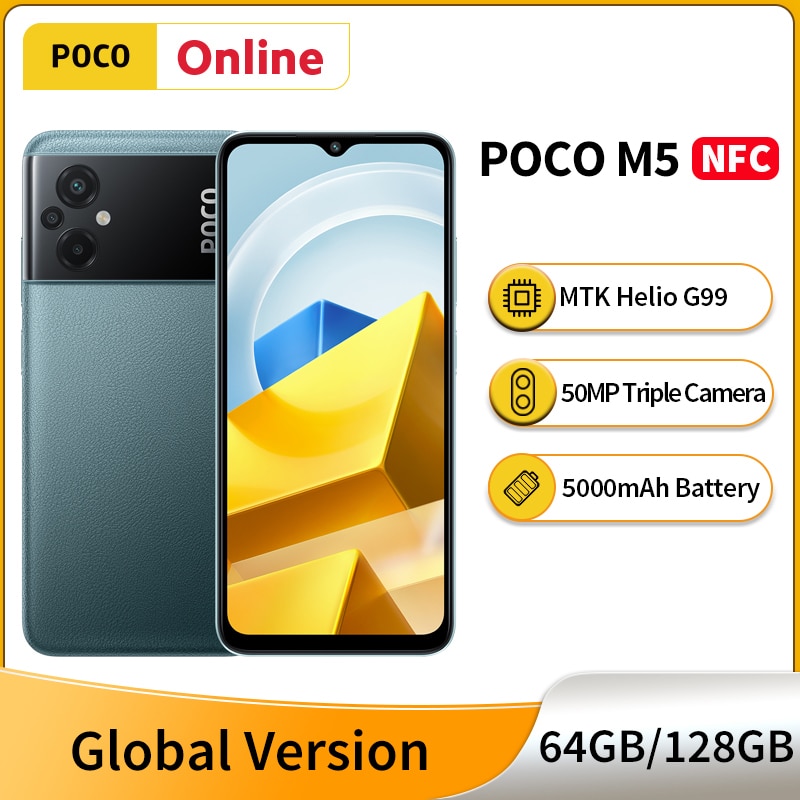 Global Version POCO M5 Helio