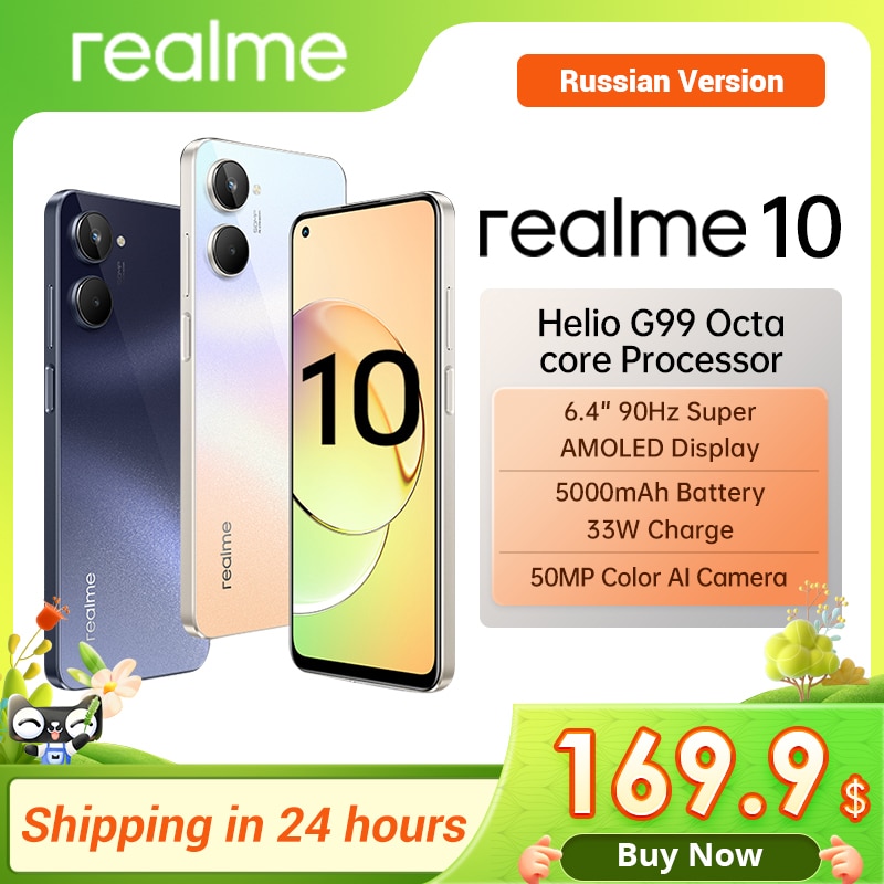 Russian Version Realme 10 Helio