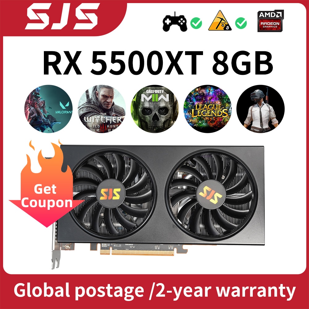 SJS RX5500XT 8G Gaming Mining