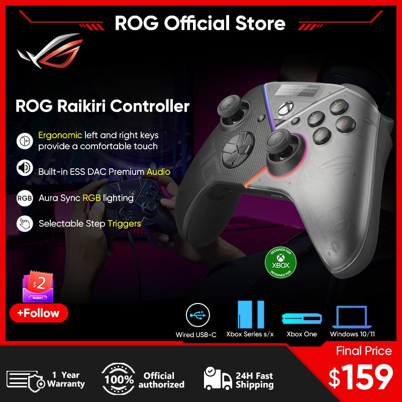 Newest ASUS ROG Raikiri Wired