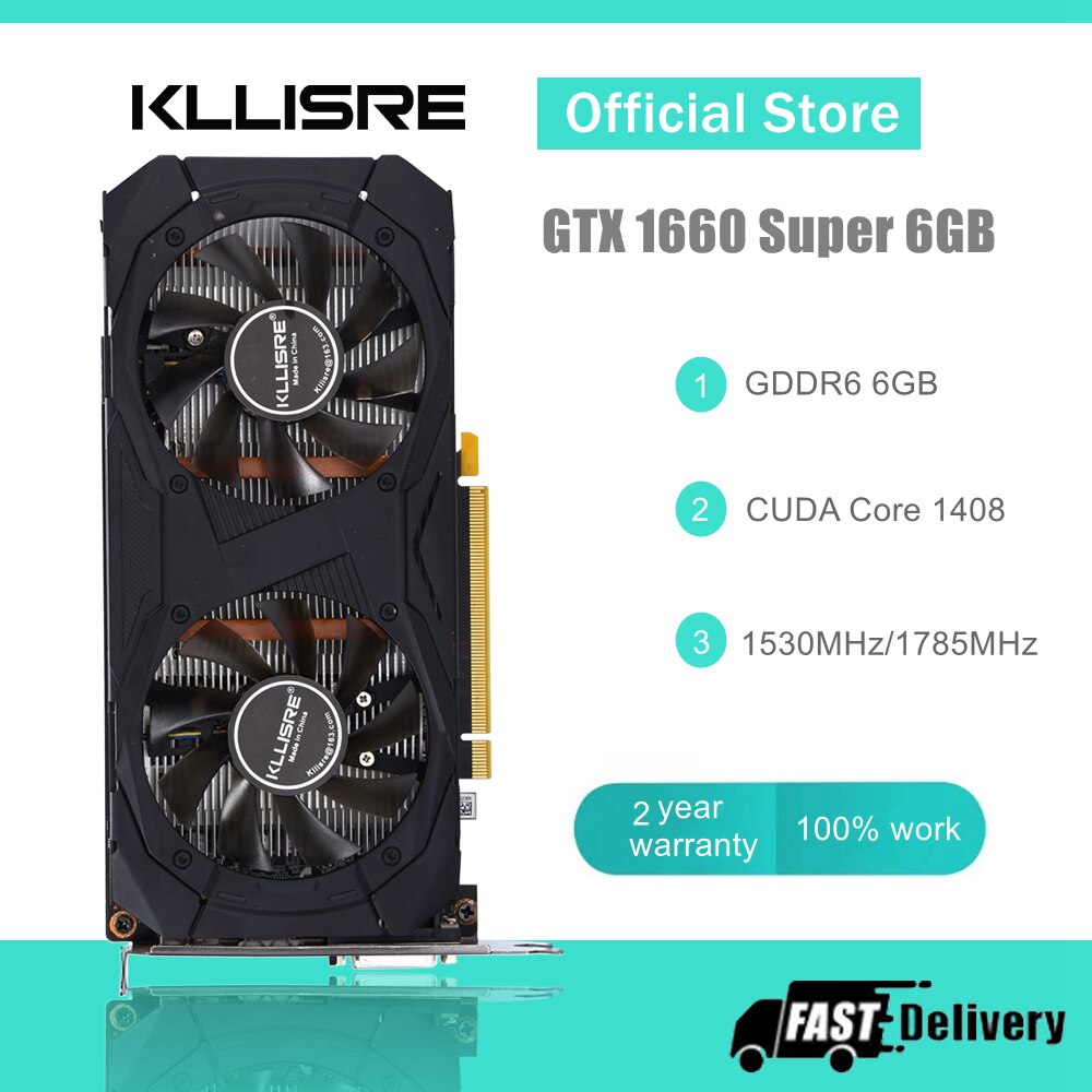 Kllisre Graphics Card GTX 1660
