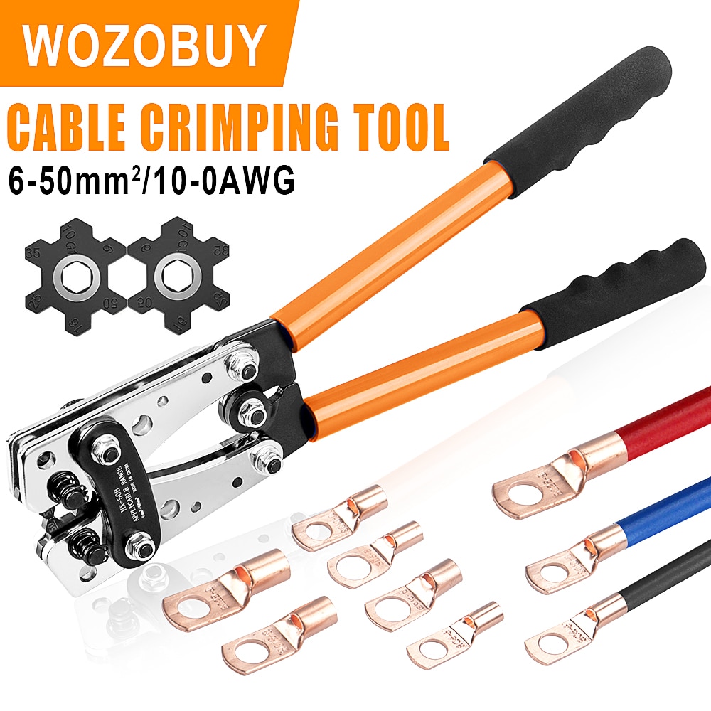 Crimpadora hexagonal: robusta y versátil para trabajos pesados