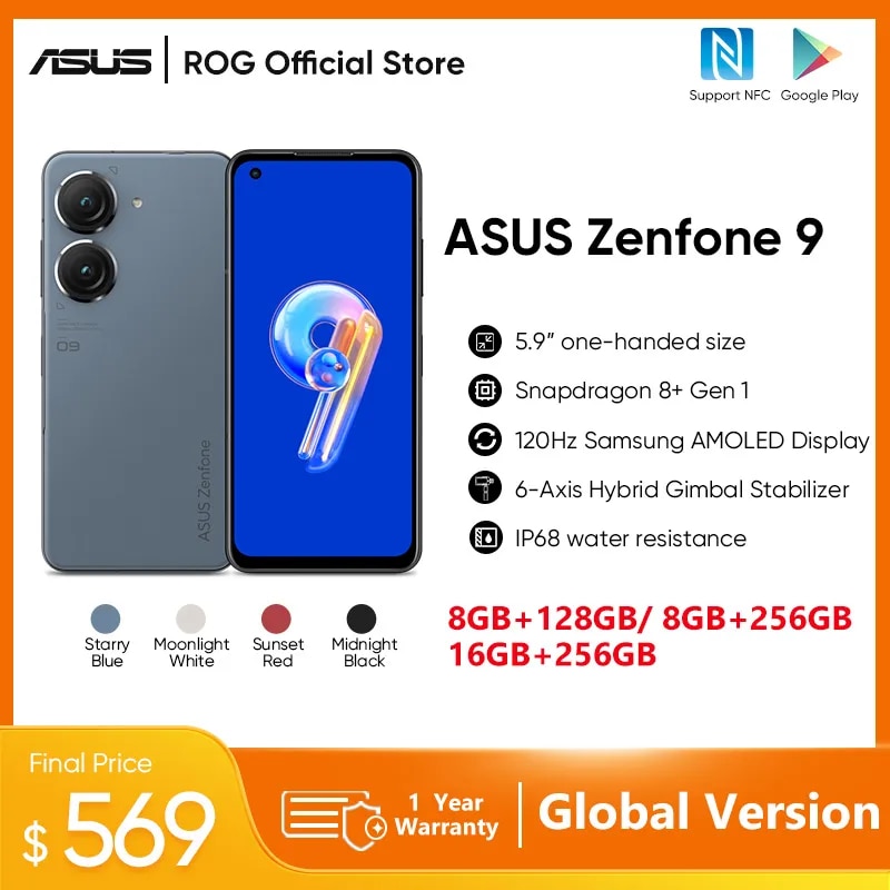 ASUS Zenfone 9 smartphone 5G